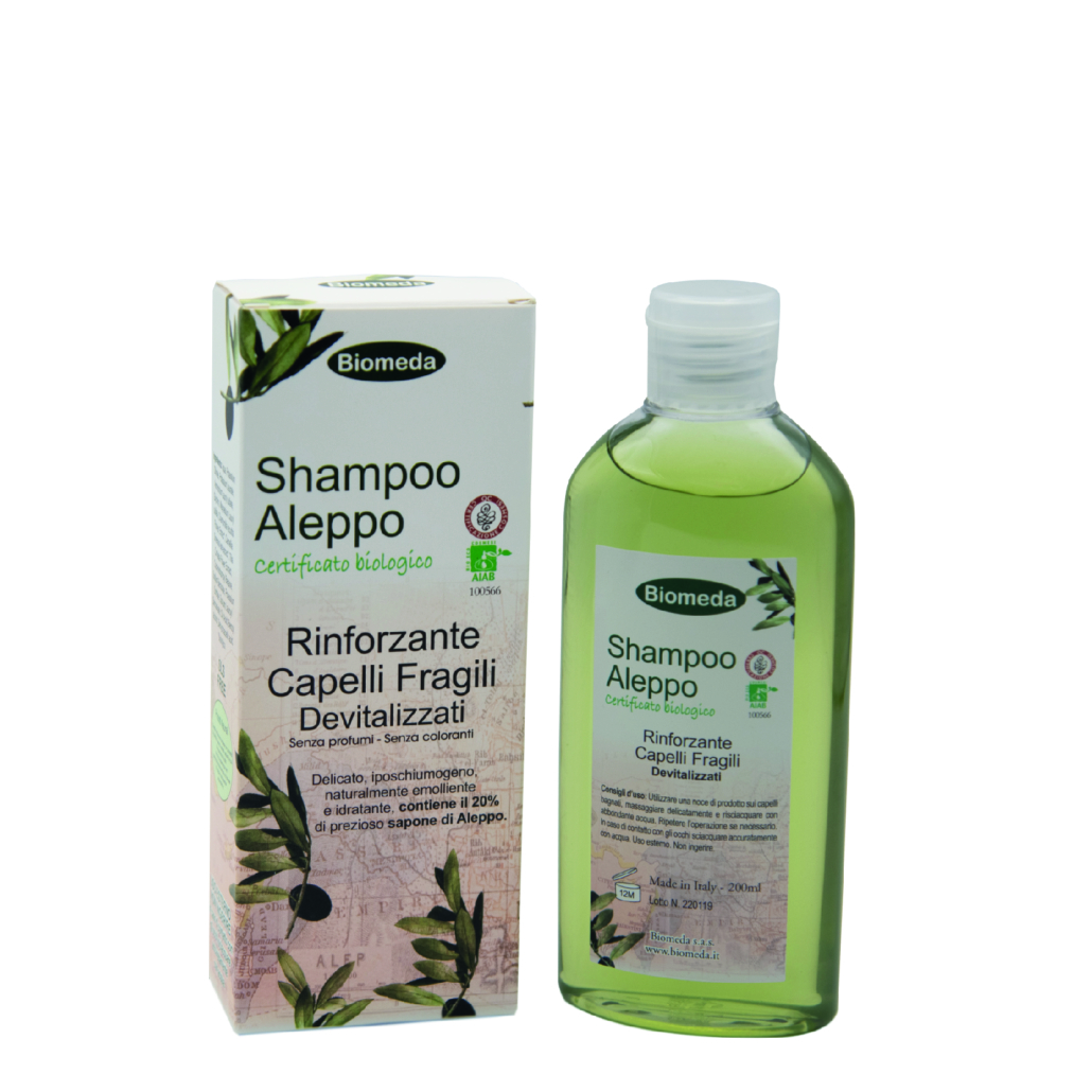 shampoo di Aleppo rinforzante